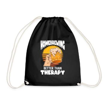 Beer Homebrewing Beer Be - Drawstring Bag - black - Front
