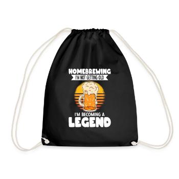 Beer Homebrewing Beer Be - Drawstring Bag - black - Front