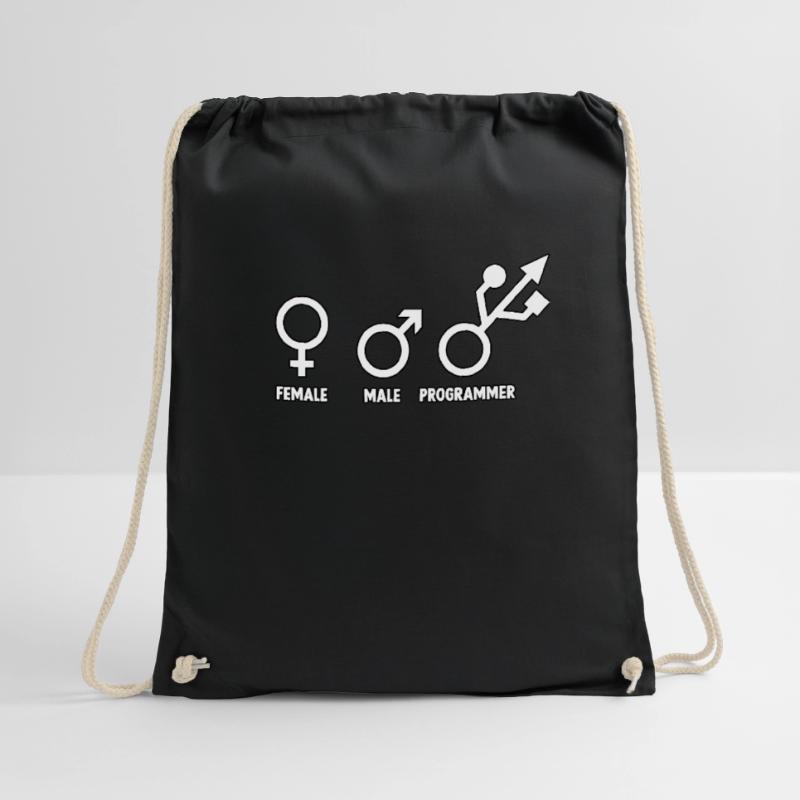 Entwickler Admin Coder Programmierer Informatiker Turnbeutel