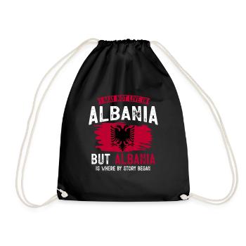 Drapeau albanais Aigle albanais Shqiponja - Sac de sport léger - noir - Devant