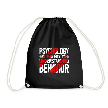 Psychologue médico-légal professionnel Cadeau médico-légal - Sac de sport léger - noir - Devant