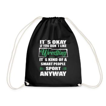 Ce n’est pas grave si vous n’aimez pas la lutte - Sac de sport léger - noir - Devant
