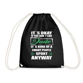 It's Okay If You Don't Like judo - Turnbeutel - Schwarz - Vorne