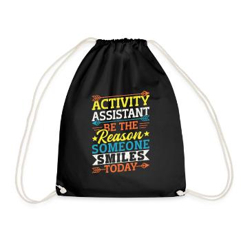 Activity Assistant Appreciation - Turnbeutel - Schwarz - Vorne