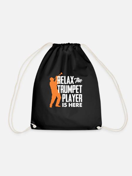 Trompete Trompeter Trompeten Spieler - Turnbeutel - Schwarz