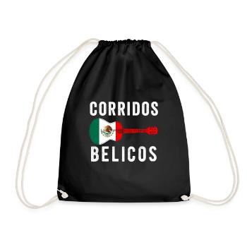 Corridos Belicos Tumbados Merch Camiseta Música - Sac de sport léger - noir - Devant
