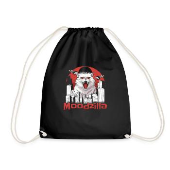 Chat Drôle - Sac de sport léger - noir - Devant
