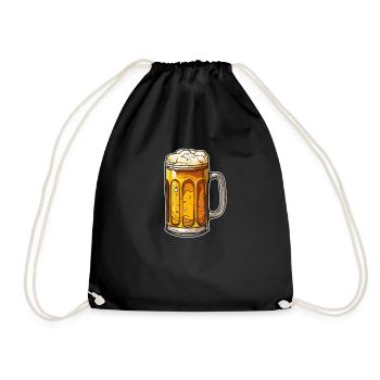 Bière Amateur de bière Cool - Sac de sport léger - noir - Devant