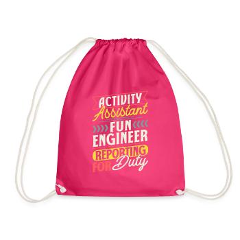 Activity Assistant Professionals - Turnbeutel - Fuchsia - Vorne