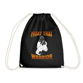 Muay Thai Boxing Muay Thai - Drawstring Bag - black - Front