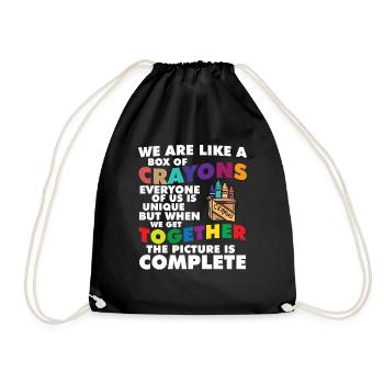 Retour à la vie d’enseignant Nous sommes comme une boîte de - Sac de sport léger - noir - Devant