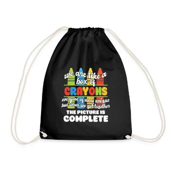 Retour à la vie d’enseignant Nous sommes comme une boîte de - Sac de sport léger - noir - Devant