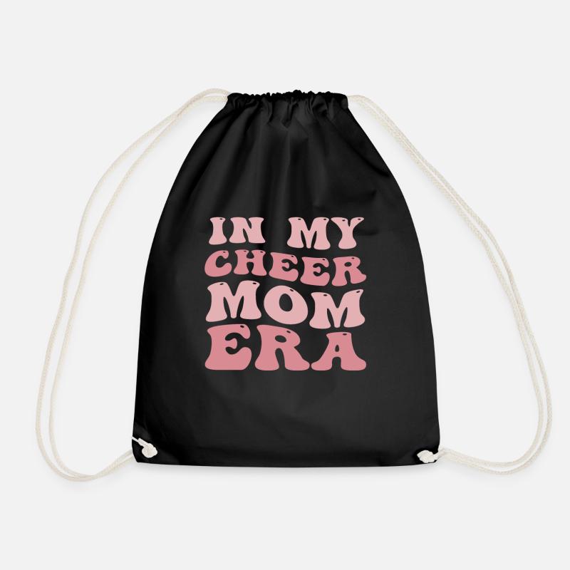 In meiner Cheer Mom Ära Cheerleading Mutter Frau - Turnbeutel - Schwarz