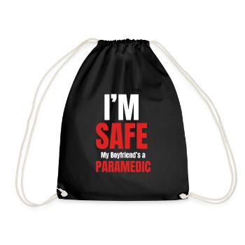Je suis sûr que mon ami l’est - Sac de sport léger - noir - Devant