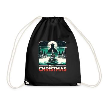 Joyeux Noël Festif Slasher Candy Cane Menace - Sac de sport léger - noir - Devant
