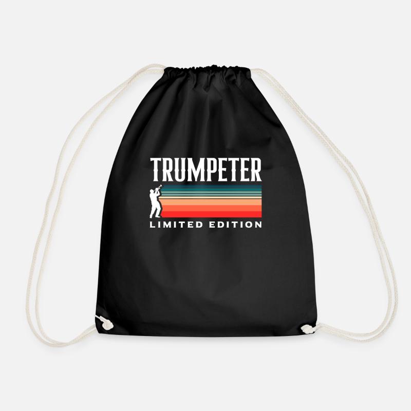 Trompete Trompeter Trompeten Spieler - Turnbeutel - Schwarz