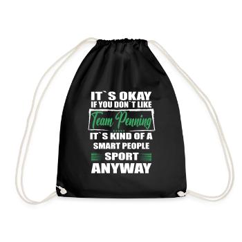 Ce n’est pas grave si vous n’aimez pas l’écriture d’équipe - Sac de sport léger - noir - Devant