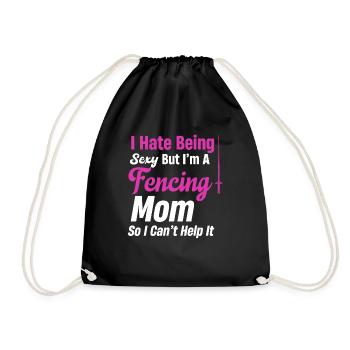 Je déteste être sexy, mais je suis une - Sac de sport léger - noir - Devant