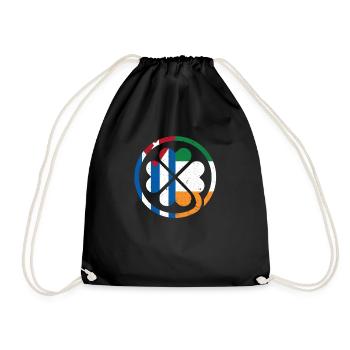 Drapeau cubain irlandais Irlande Cuba trèfle - Sac de sport léger - noir - Devant
