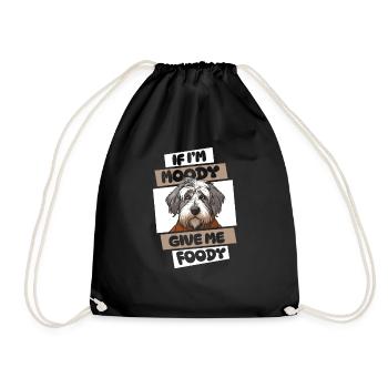 Old English Shepherd Bobtail Cute - Drawstring Bag - black - Front