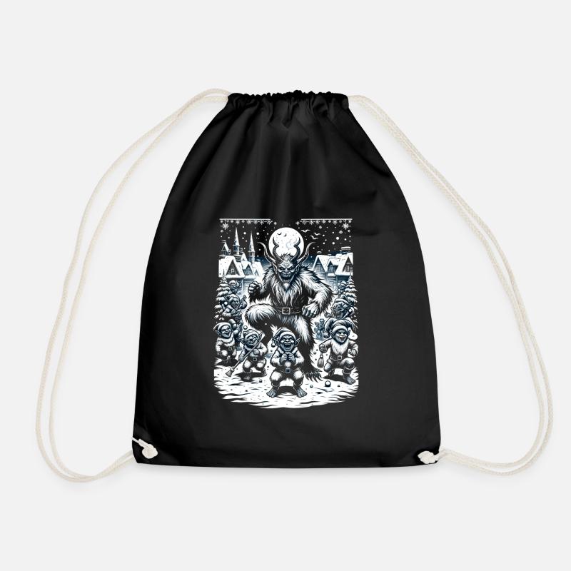Krampus Night Celebration Christmas Demon - Turnbeutel - Schwarz