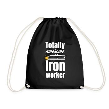 Installateur soudeur ferronnier absolument ingénieux - Sac de sport léger - noir - Devant