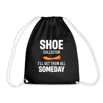 Collectionneur de chaussures, je les verrai tous un jour - Sac de sport léger - noir - Devant