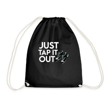Appréciation du professeur de claquettes pour les filles - Sac de sport léger - noir - Devant