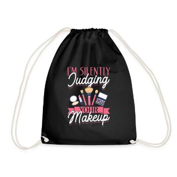 MUA Beautician Make Up Artist I'm - Turnbeutel - Schwarz - Vorne