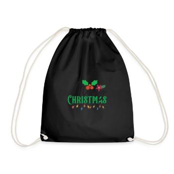 Joyeux Noël Candy Light - Sac de sport léger - noir - Devant