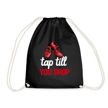 Appréciation du professeur de claquettes pour les filles - Sac de sport léger - noir - Devant