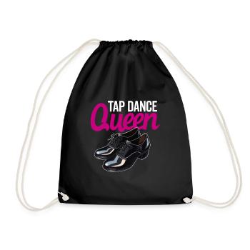 Appréciation du professeur de claquettes pour les filles - Sac de sport léger - noir - Devant