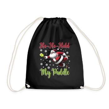 Drôle d’amateur de pickleball Noël - Sac de sport léger - noir - Devant
