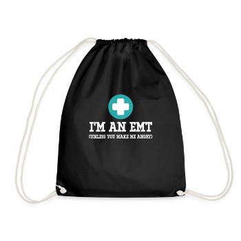 Je suis ambulancier paramédical (à moins que vous ne soyez - Sac de sport léger - noir - Devant