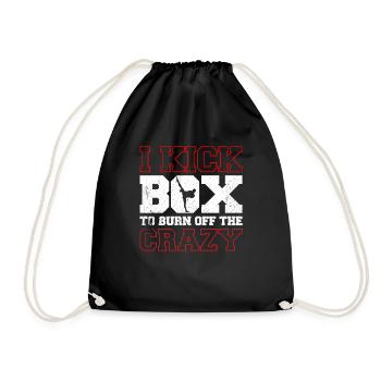 Kickboxen Kickboxer Kickboxing - Sac de sport léger - noir - Devant