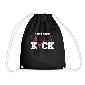 Kickboxen Kickboxer Kickboxing - Sac de sport léger - noir - Devant