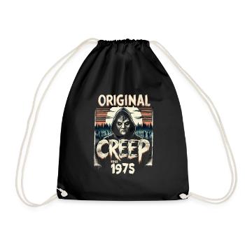 Vintage Creep depuis 1975 - anniversaire d’horreur rétro - Sac de sport léger - noir - Devant