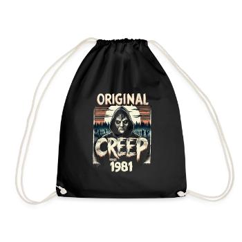 Vintage Creep depuis 1981 - anniversaire d’horreur rétro - Sac de sport léger - noir - Devant