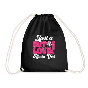 Hippopotame Hippopotame - Sac de sport léger - noir - Devant