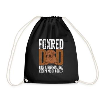 Foxred Labrador Fox Red Labrador Retriever - Drawstring Bag - black - Front