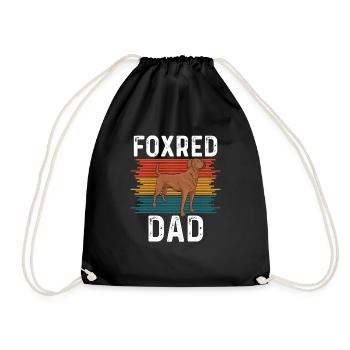 Foxred Labrador Fox Red Labrador Retriever - Drawstring Bag - black - Front