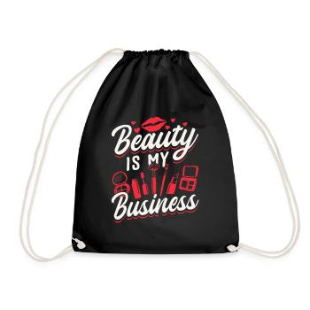 Makeup Artist Beautician & - Turnbeutel - Schwarz - Vorne