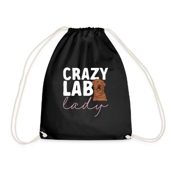 Foxred Labrador Fox Red Labrador Retriever - Drawstring Bag - black - Front
