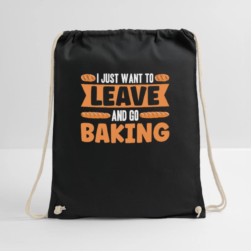 Baking Bread Bakery Bakery Bread Making Drawstring Bag