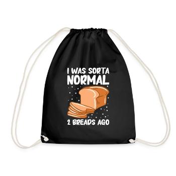 Baking Bread Bakery Bakery Bread Making - Drawstring Bag - black - Front