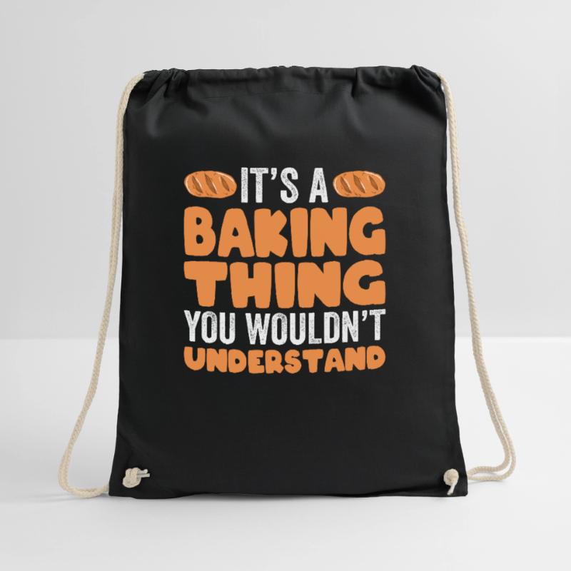 Baking Bread Bakery Bakery Bread Making Drawstring Bag
