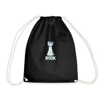 Tour Pièces de joueur d’échecs Club Pièces de jeu de société - Sac de sport léger - noir - Devant