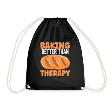 Baking Bread Bakery Bakery Bread Making - Drawstring Bag - black - Front