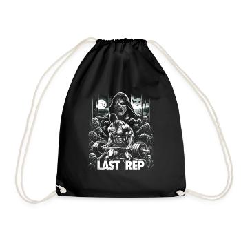 Dernier représentant Slasher Bodybuilding des années 80 - Sac de sport léger - noir - Devant