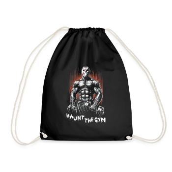 Haunt The Gym Bodybuilding Slasher des années 80 - Sac de sport léger - noir - Devant